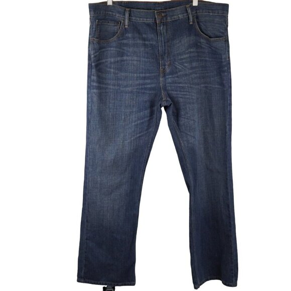 Levi's Men's 527 Regular Fit Jeans Dark Wash Denim Size 40x30 Classic 5-Pocket S - Picture 1 of 11